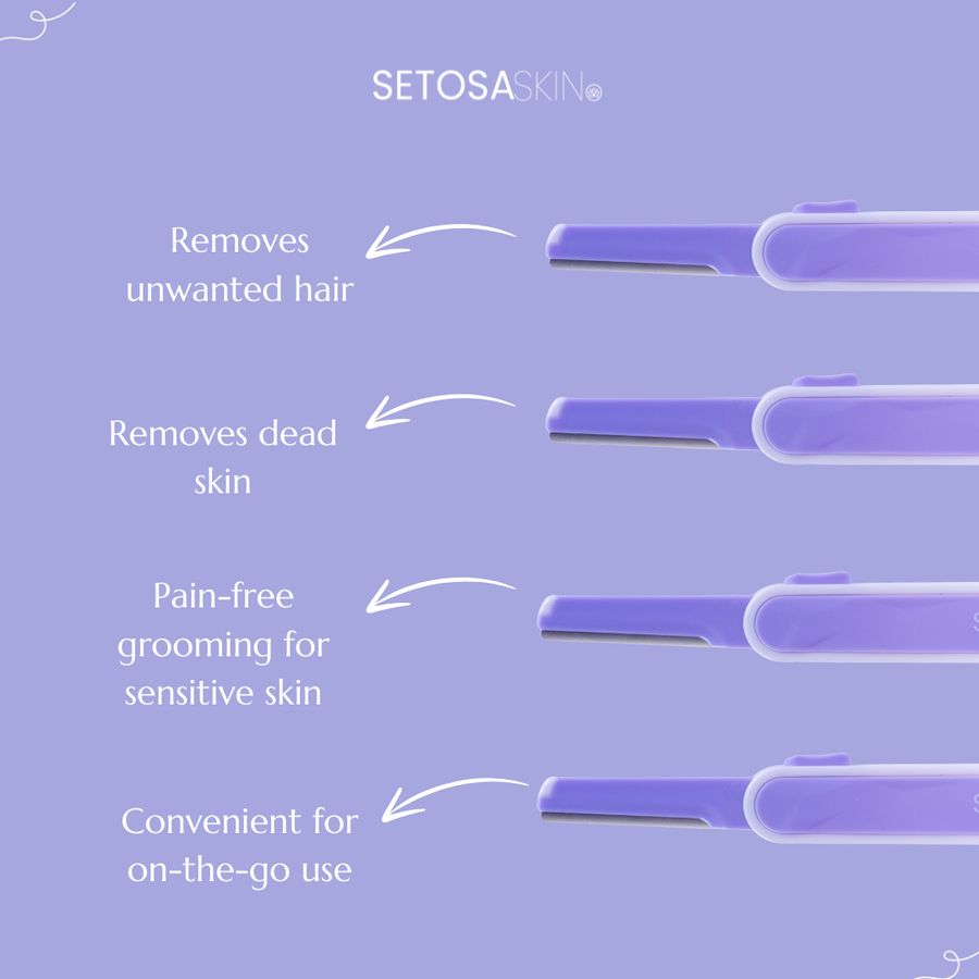 Removes dead skin, pain free grooming for girls. easy to carry anywhere. Removes unwanted hair.